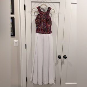 Formal Dress - Guatemalan Textile - approx. size 4